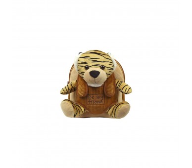 Mochila + Peluche Tigre Joe 26Cm