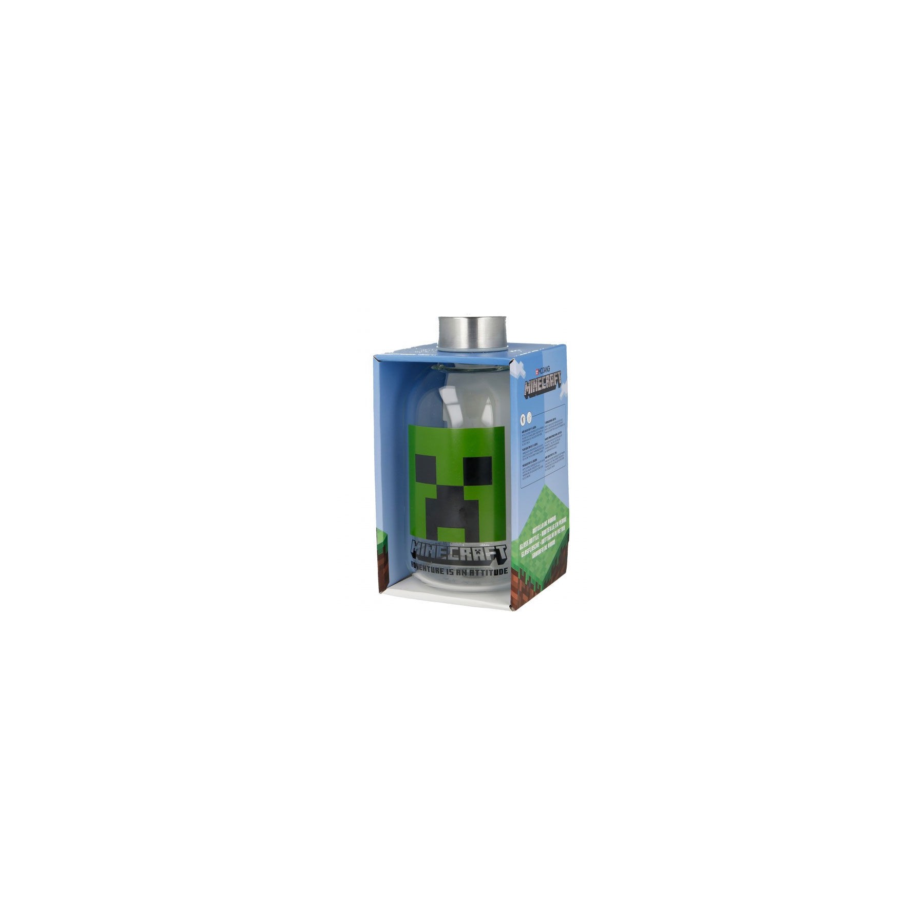 Botella Cristal Minecraft 620Ml