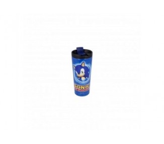 Vaso Cafe Acero Inoxidable Sonic The Hedgehog 425Ml