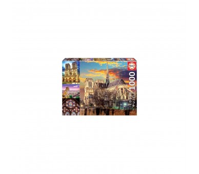 Puzzle Collage De Notre Dame 1000Pzs