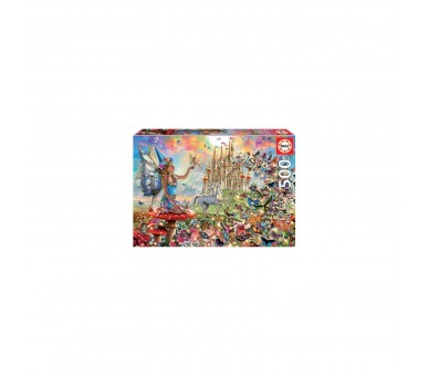 Puzzle Hadas Y Mariposas 500Pzs