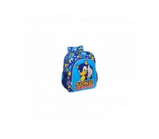 Mochila Speed Sonic The Hedgehog 38Cm Adaptable