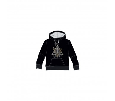 Sudadera Capucha Deathly Hallows Harry Potter