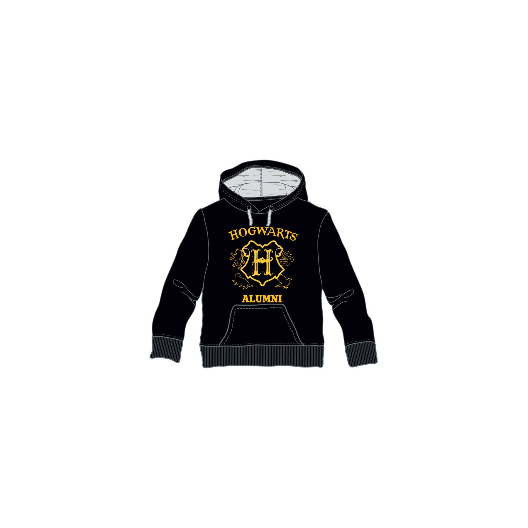 Sudadera Capucha Hogwarts Alumni Harry Potter