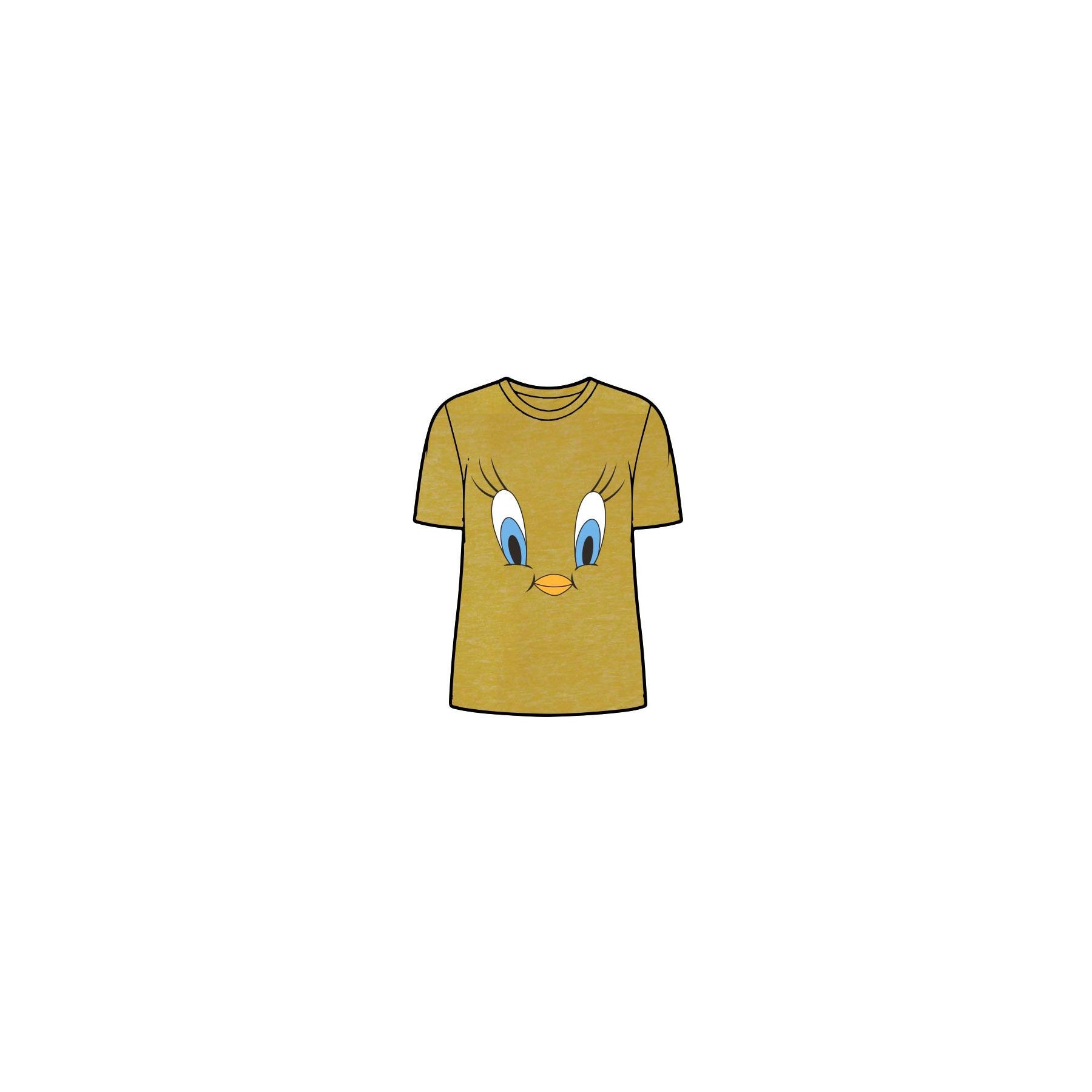 Camiseta Piolin Tweety Looney Tunes Adulto Mujer