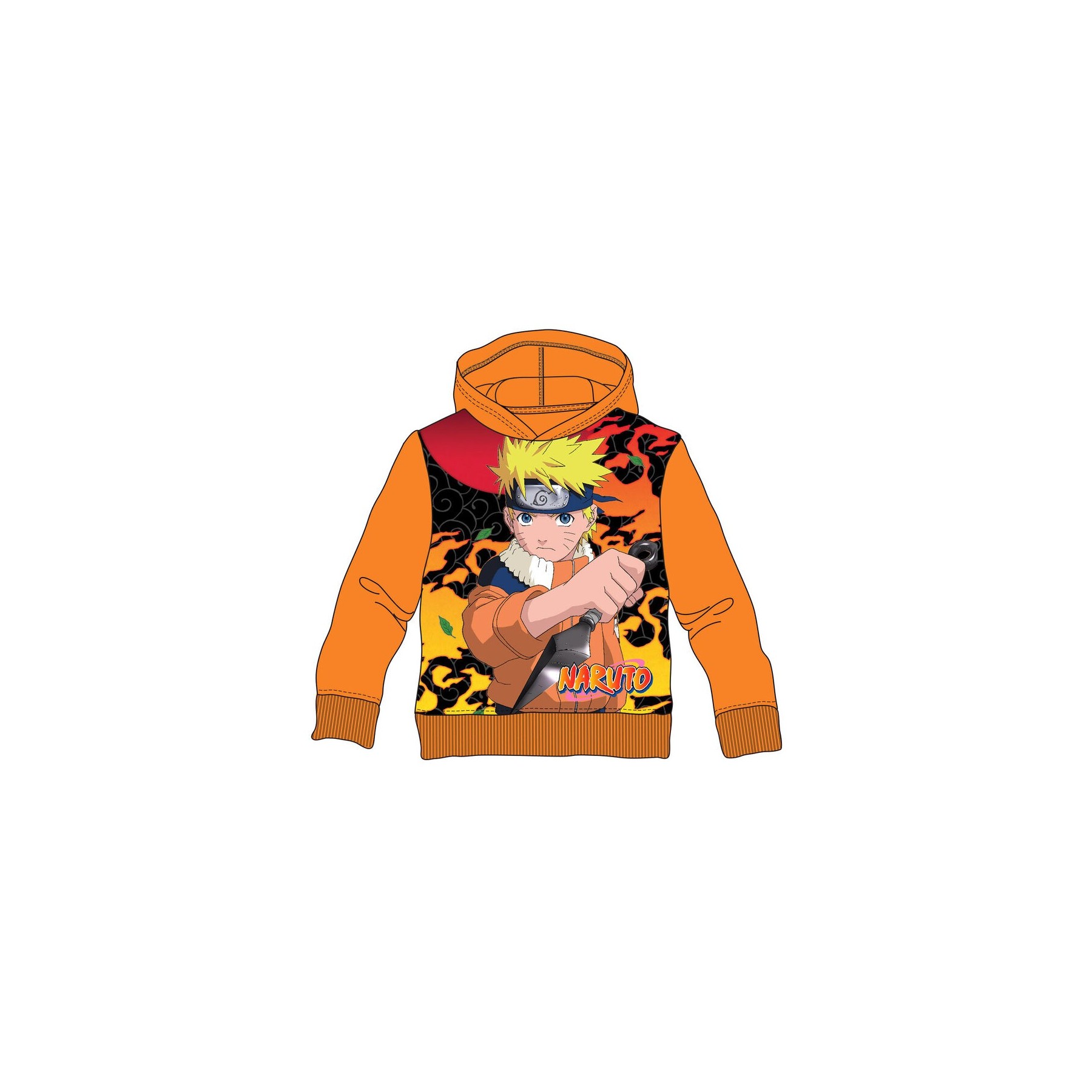 Sudadera Capucha Naruto Infantil