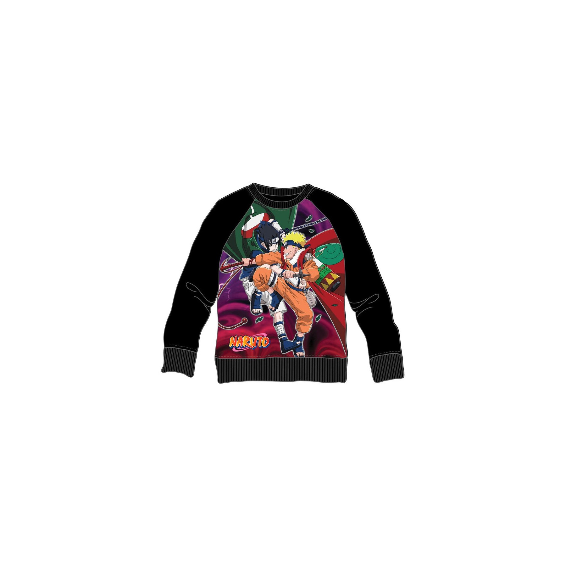 Sudadera Naruto Sasuke Fight Naruto Infantil