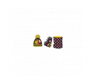 Set Gorro Braga Cuello Y Guantes Pokemon