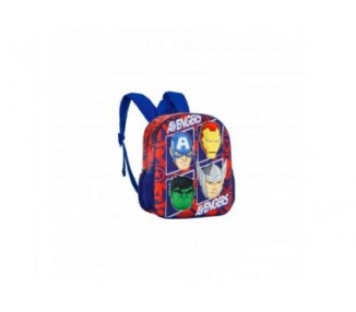 Mochila 3D The Four Vengadores Avengers Marvel 31Cm