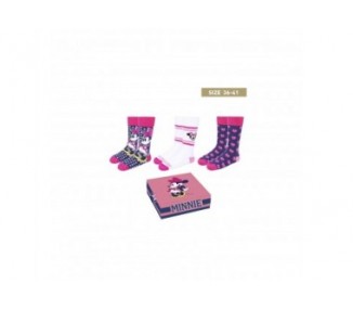 Set 3 Calcetines Minnie Disney