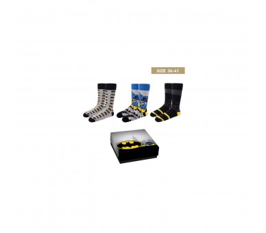 Set 3 Calcetines Batman Dc Comics