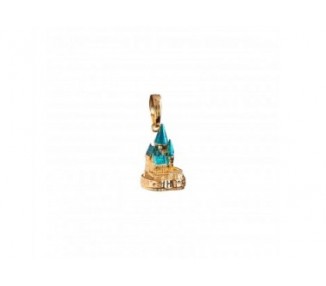 Colgante Charm Castillo Hogwarts Harry Potter Dorado