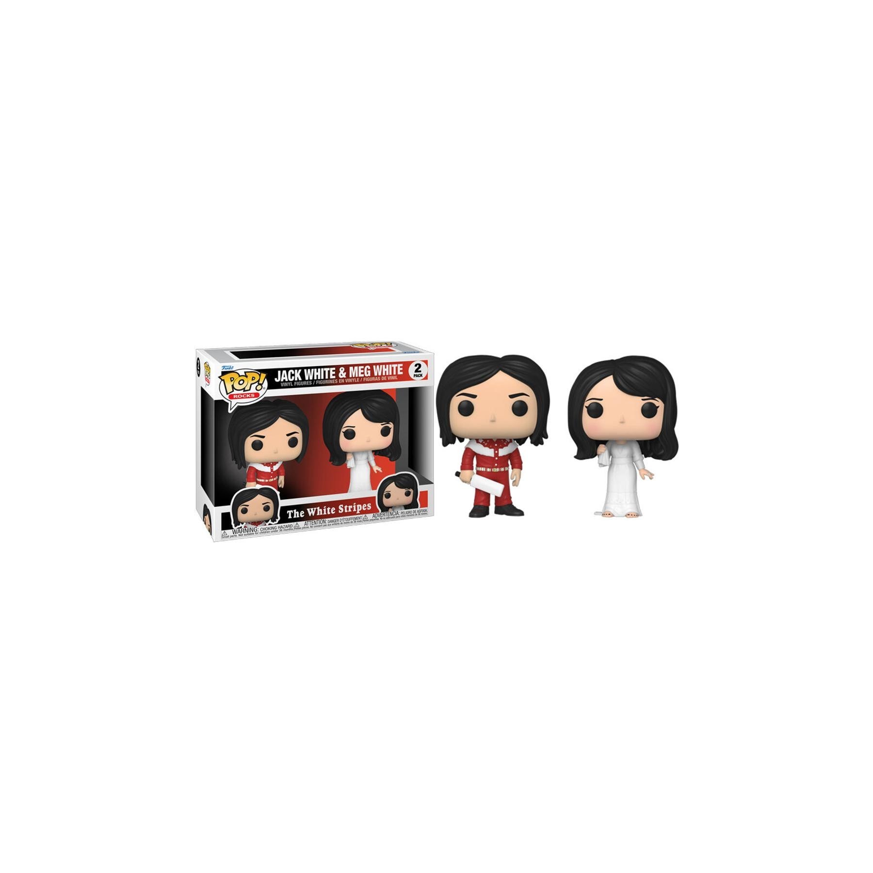 Blister 2 Figuras Pop The White Stripes Jack White And Meg W