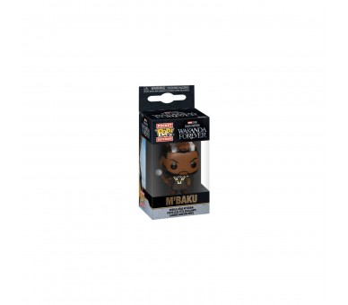 Llavero Pocket Pop Marvel Black Panther Wakanda Forever M Ba