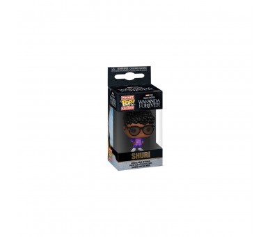 Llavero Pocket Pop Marvel Black Panther Wakanda Forever Shur