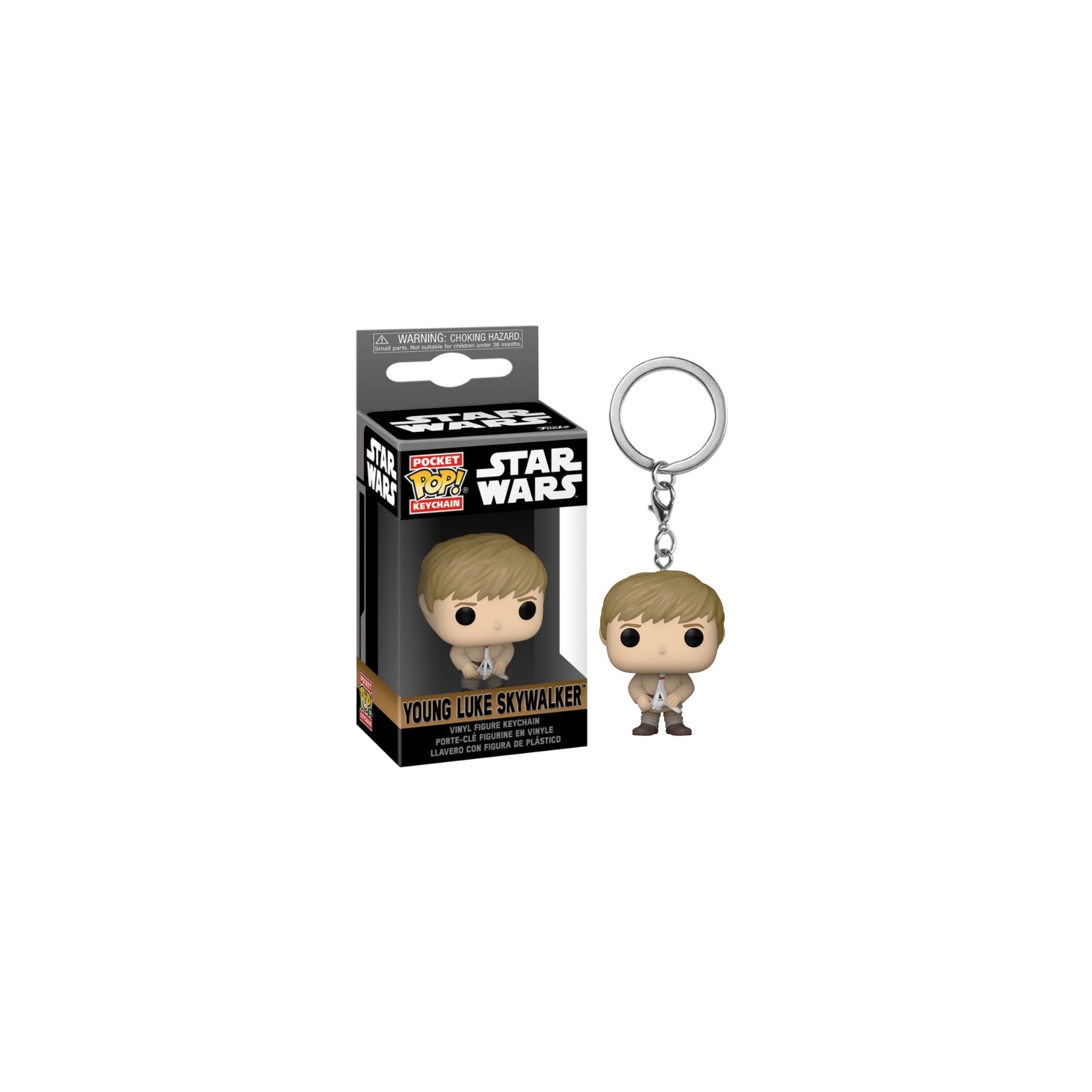 Llavero Pocket Pop Star Wars Obi Wan Kenobi 2 Young Luke Sky