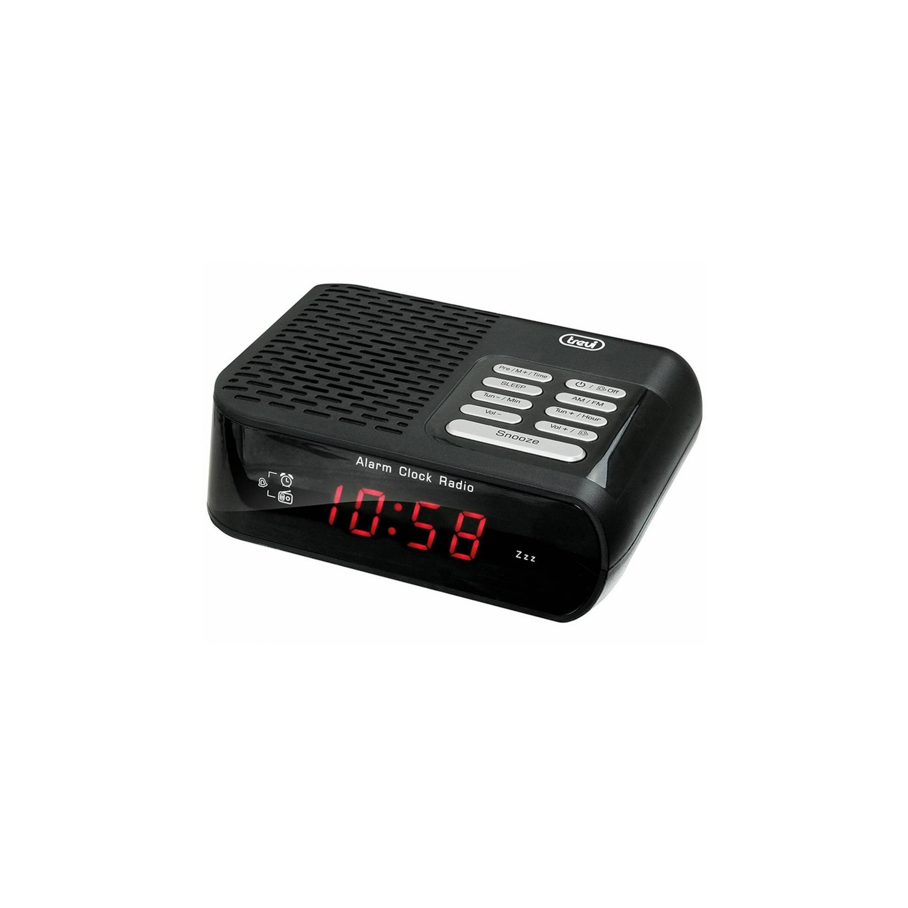 Radio Portátil Rc 827 D Alarm Clock Negro