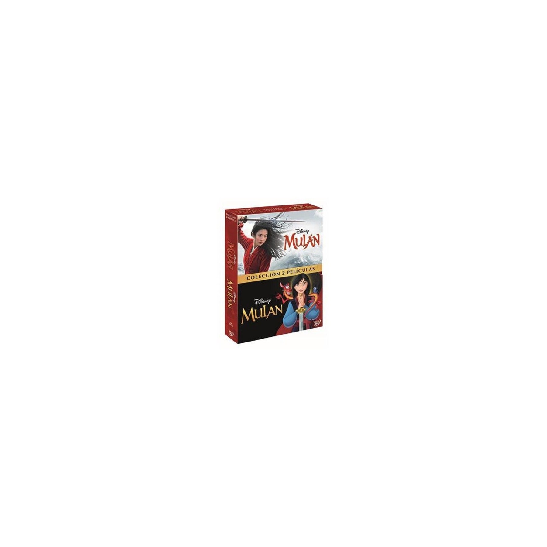 Pack Mulan (Imagen Real + Clasico) - Dv Disney     Dvd Vta