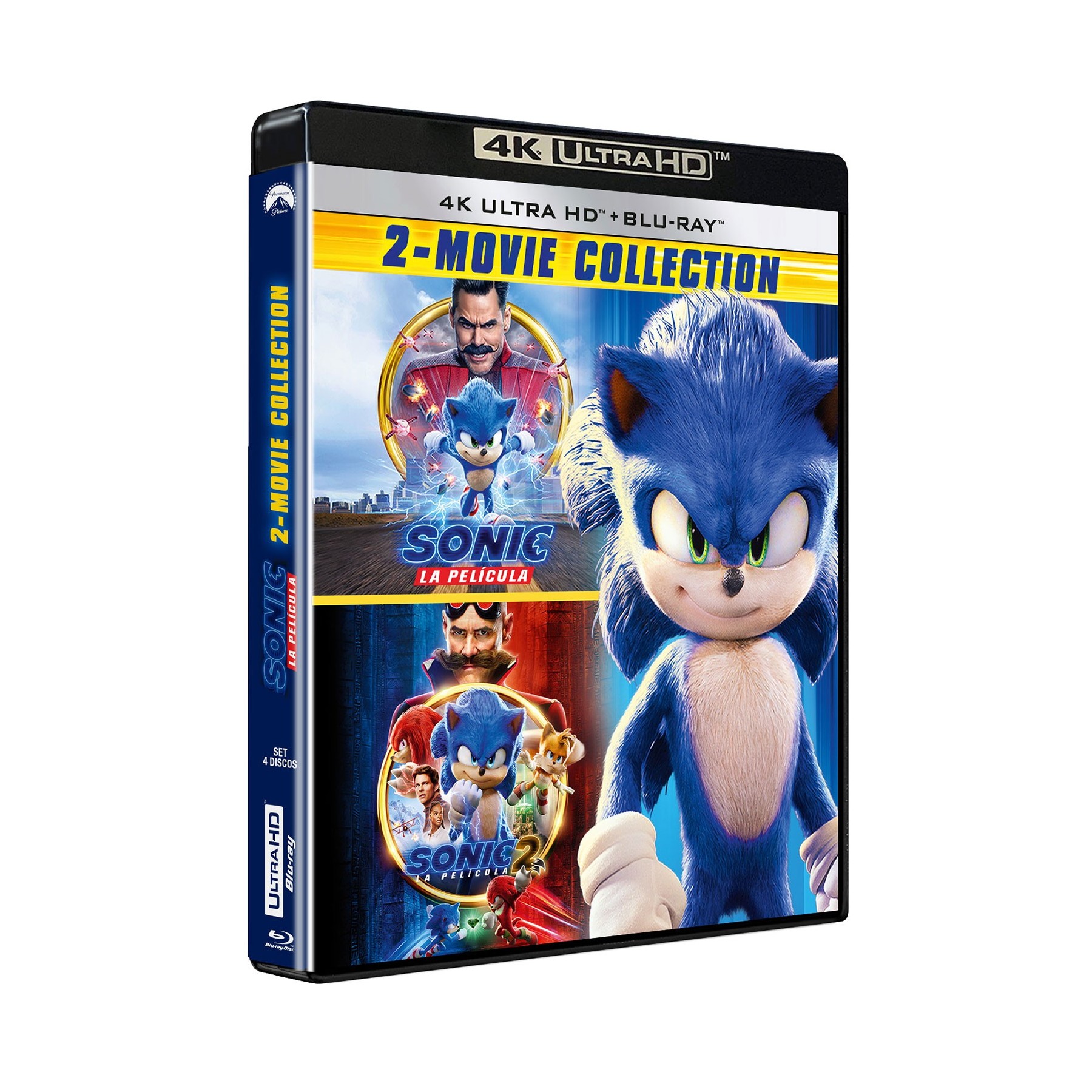 Sonic + Sonic 2 - La Película (Pack 4K Uhd) - Bd Br