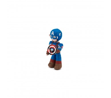 Peluche Articulado Capitan America25Cm