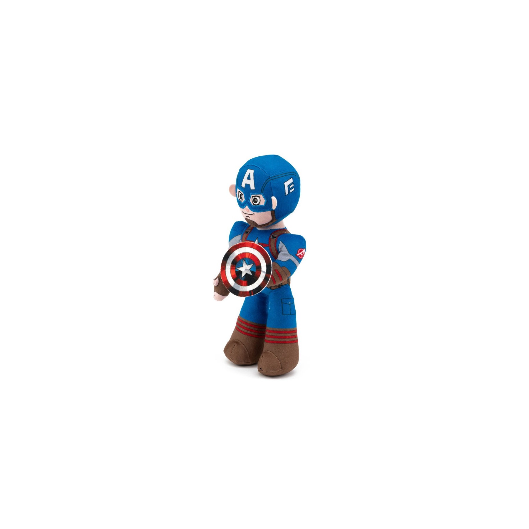 Peluche Articulado Capitan America25Cm