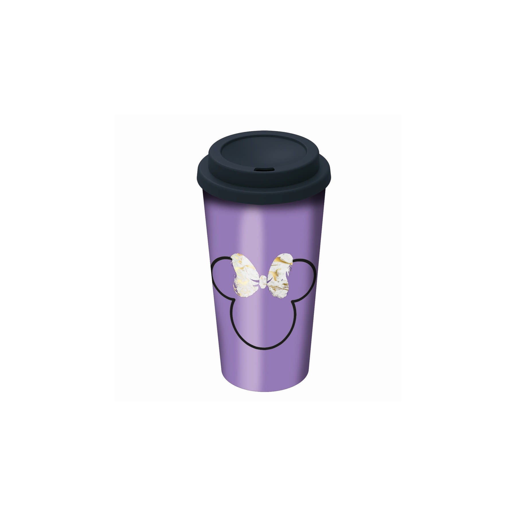 Vaso Disney Cafe Doble Pared 520 Ml Minnie