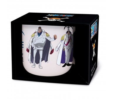 Taza Ceramica One Piece Desayuno 400 Ml En Caja Regalo