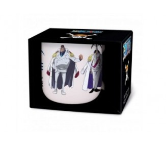 Taza Ceramica One Piece Desayuno 400 Ml En Caja Regalo