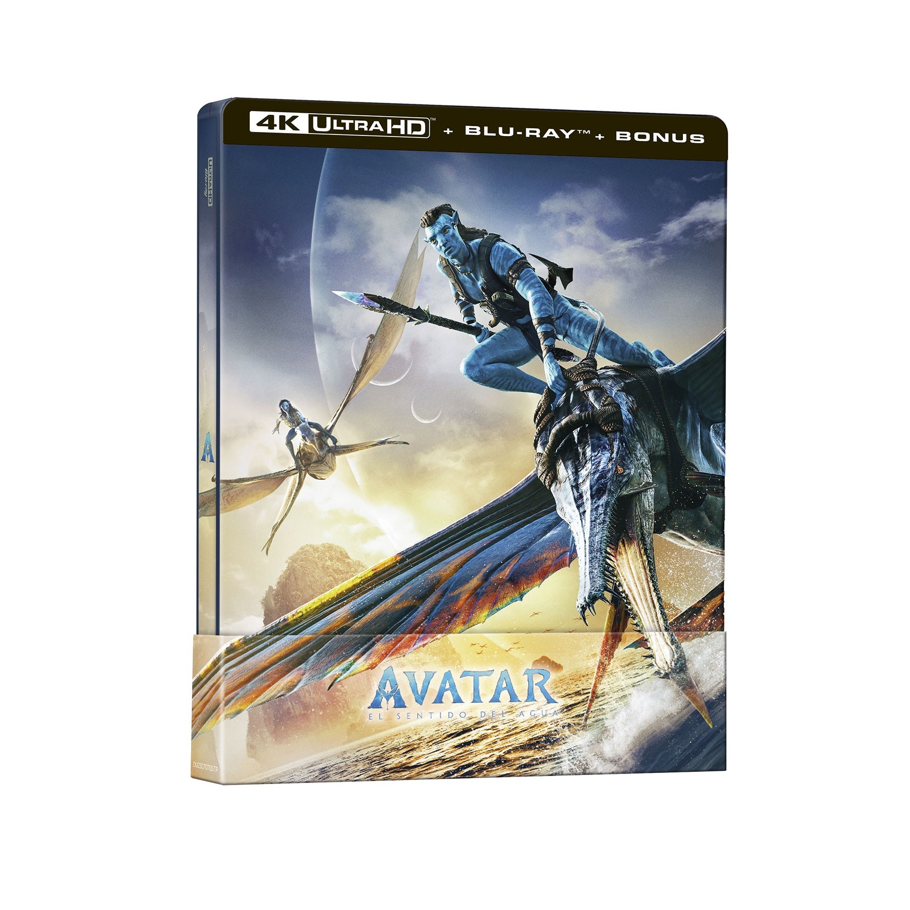 Avatar - El Sentido Del Agua (Steelbook 4K Uhd) - Bd Br