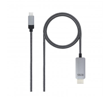 Cable Conversor Nanocable 10.15.5102/ Usb Tipo-C Macho Hdmi