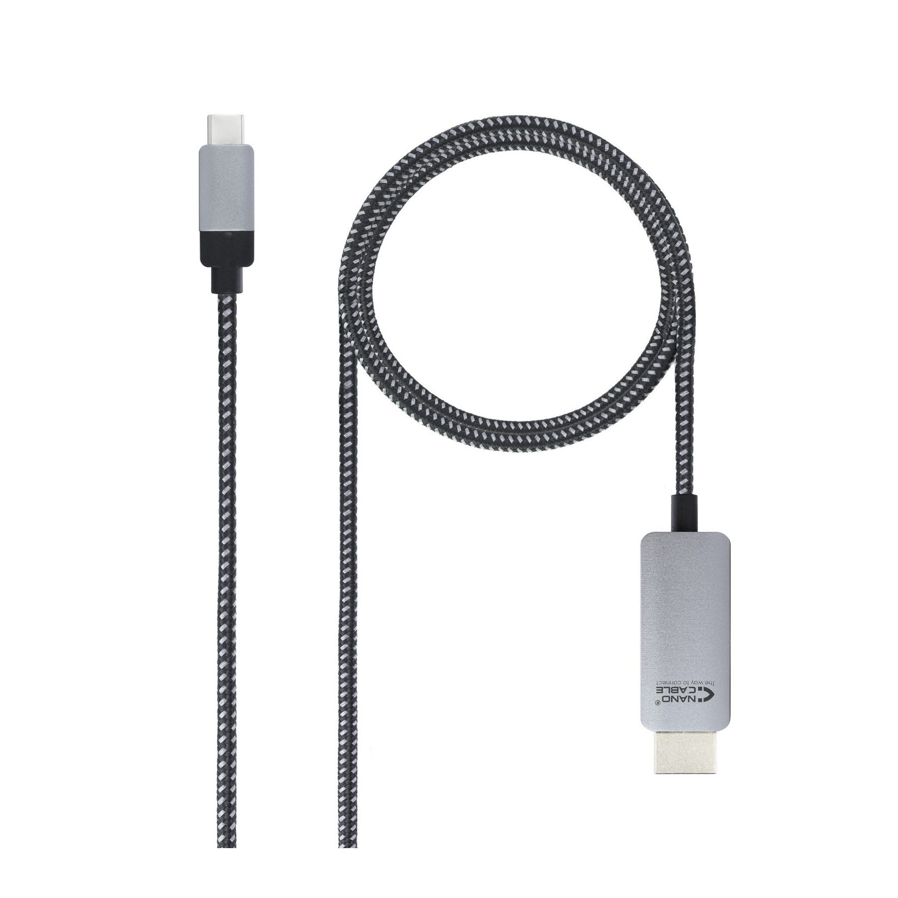 Cable Conversor Nanocable 10.15.5102/ Usb Tipo-C Macho Hdmi