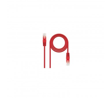 Cable De Red Rj45 Utp Nanocable 10.20.0403-R Cat.6/ 3M/ Rojo