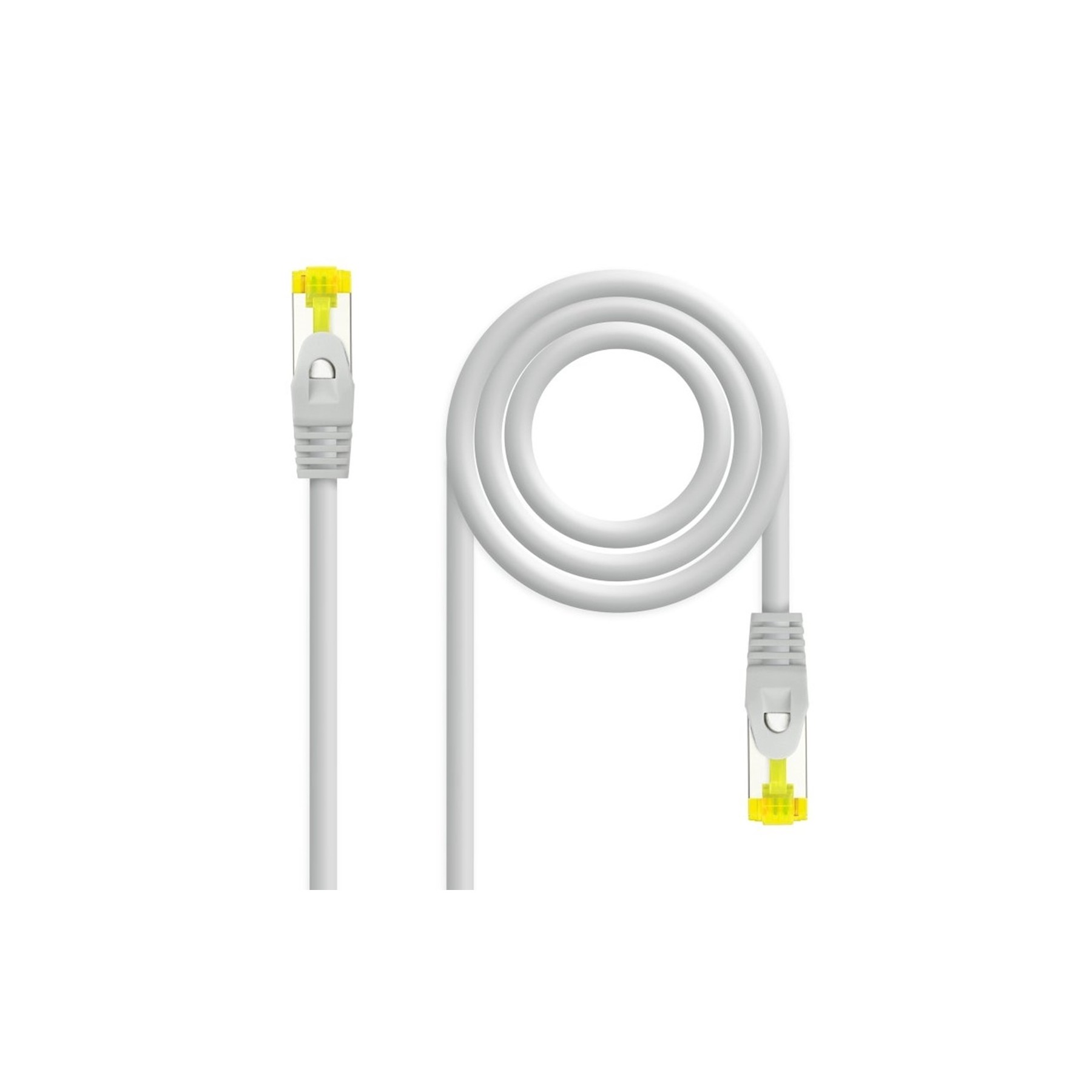 Cable De Red Rj45 Sftp Nanocable 10.20.1902 Cat.6A/ 2M/ Gris