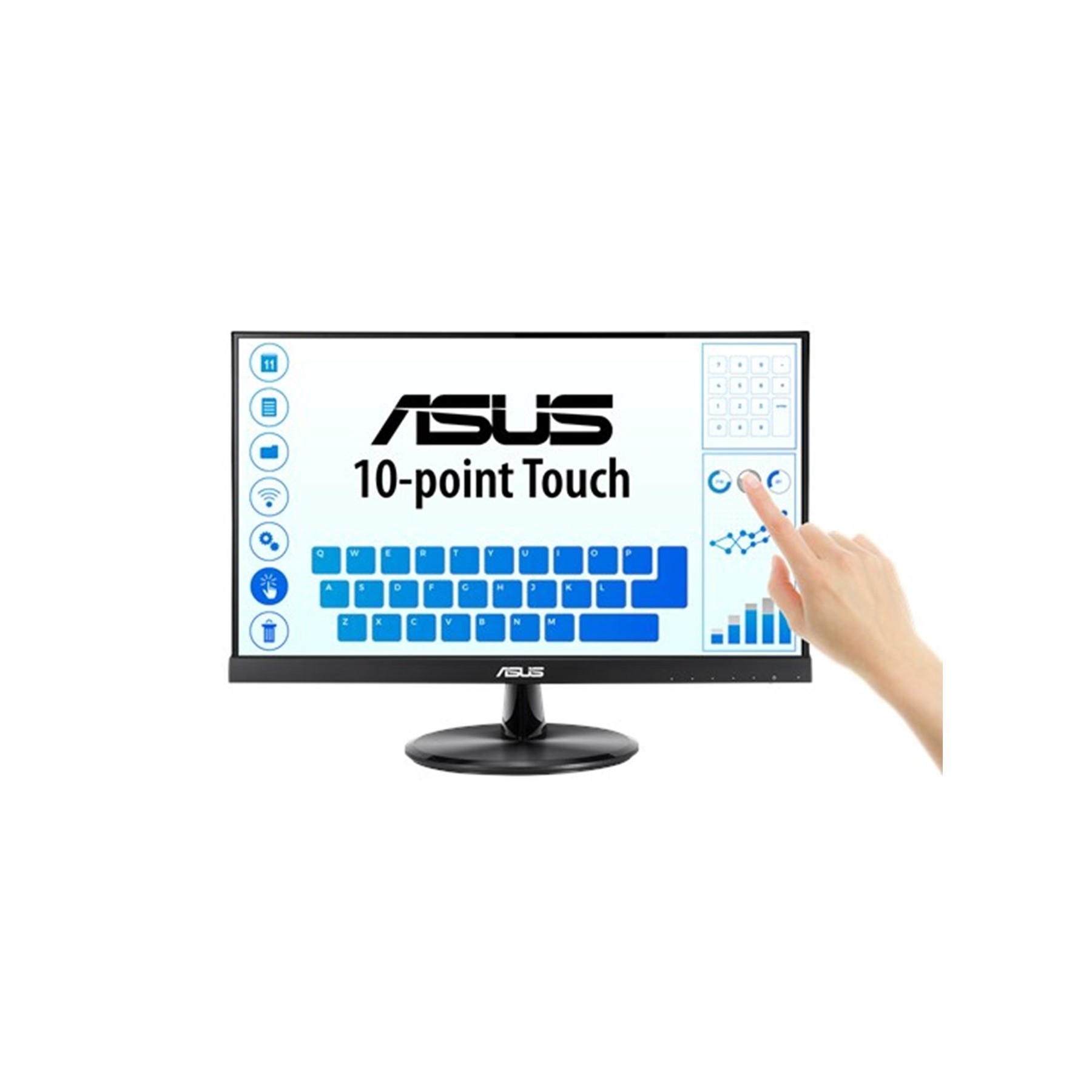 Monitor Profesional Táctil Asus Vt229H 21.5"/ Full Hd/ Multi