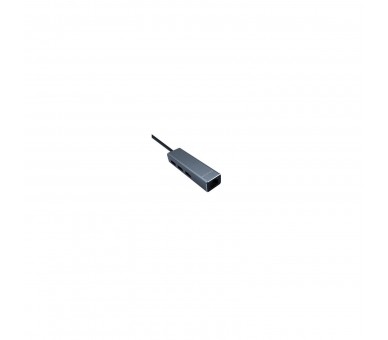 Hub Usb 3.0 Aisens A106-0401/ 3Xusb/ 1Xrj45/ Gris