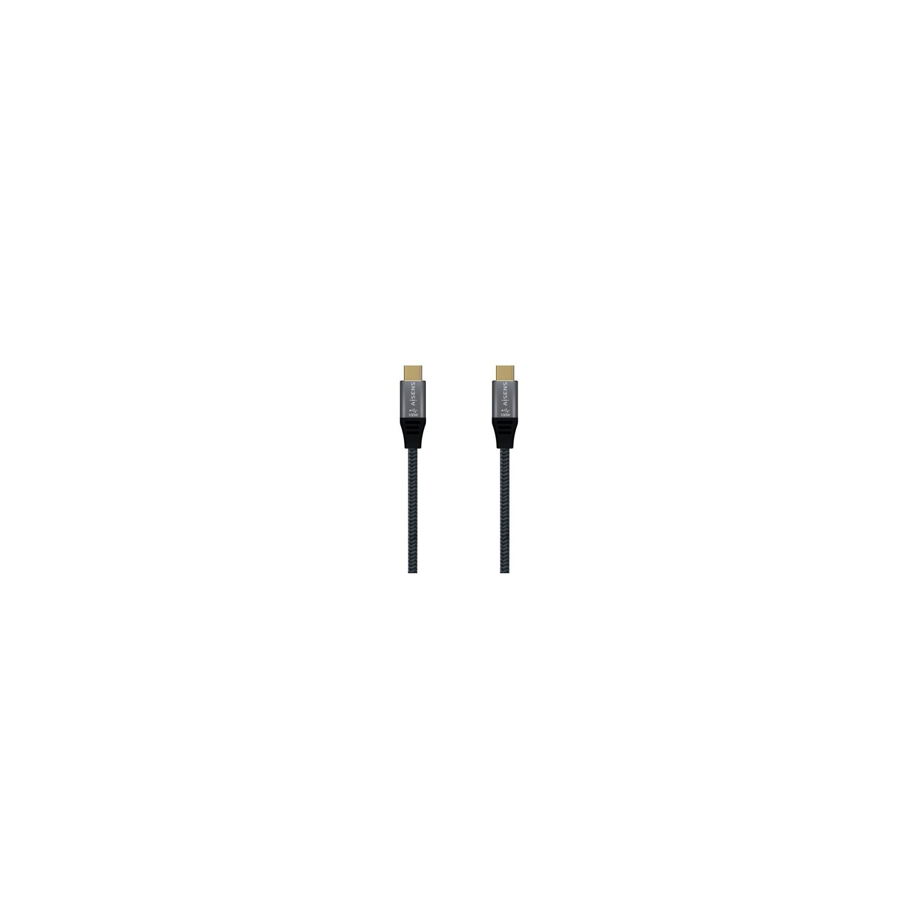 Cable Usb 2.0 Tipo-C Aisens A107-0628 5A 100W/ Usb Tipo-C Ma