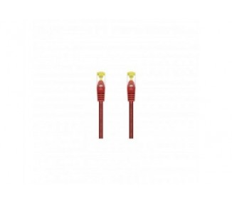 Cable De Red Rj45 Sftp Aisens A146-0468 Cat.7/ 25Cm/ Rojo