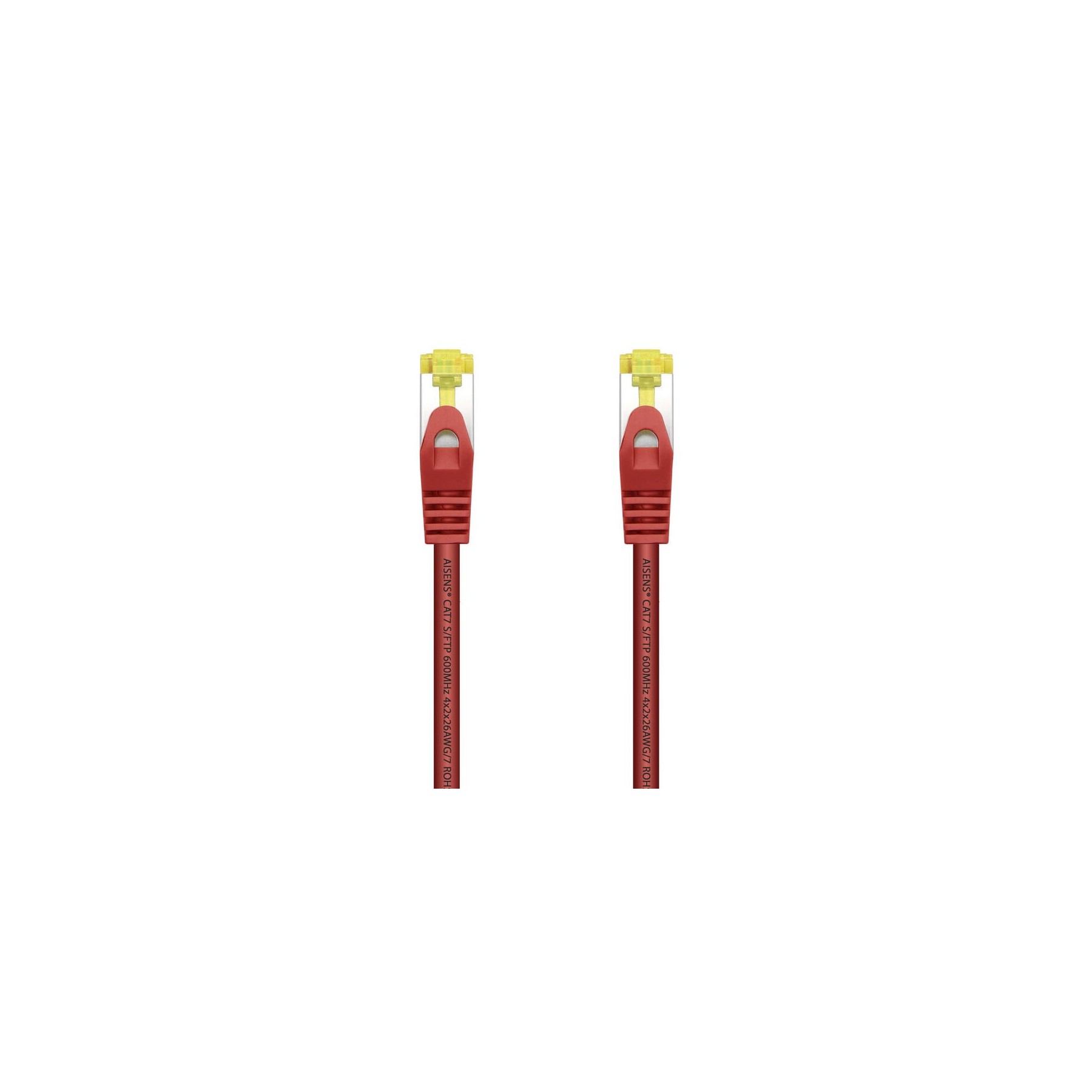 Cable De Red Rj45 Sftp Aisens A146-0468 Cat.7/ 25Cm/ Rojo