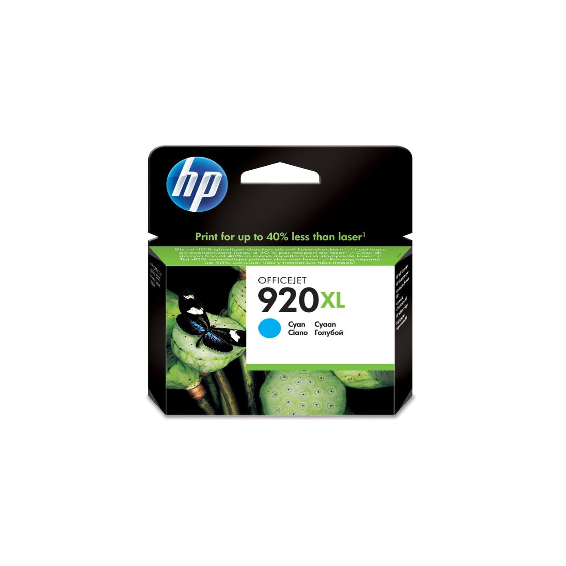 Cartucho De Tinta Original Hp Nº920 Xl Alta Capacidad/ Cian