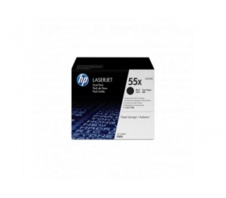 Tóner Original Hp Nº55X Xl Alta Capacidad Multipack/ 2X Negr