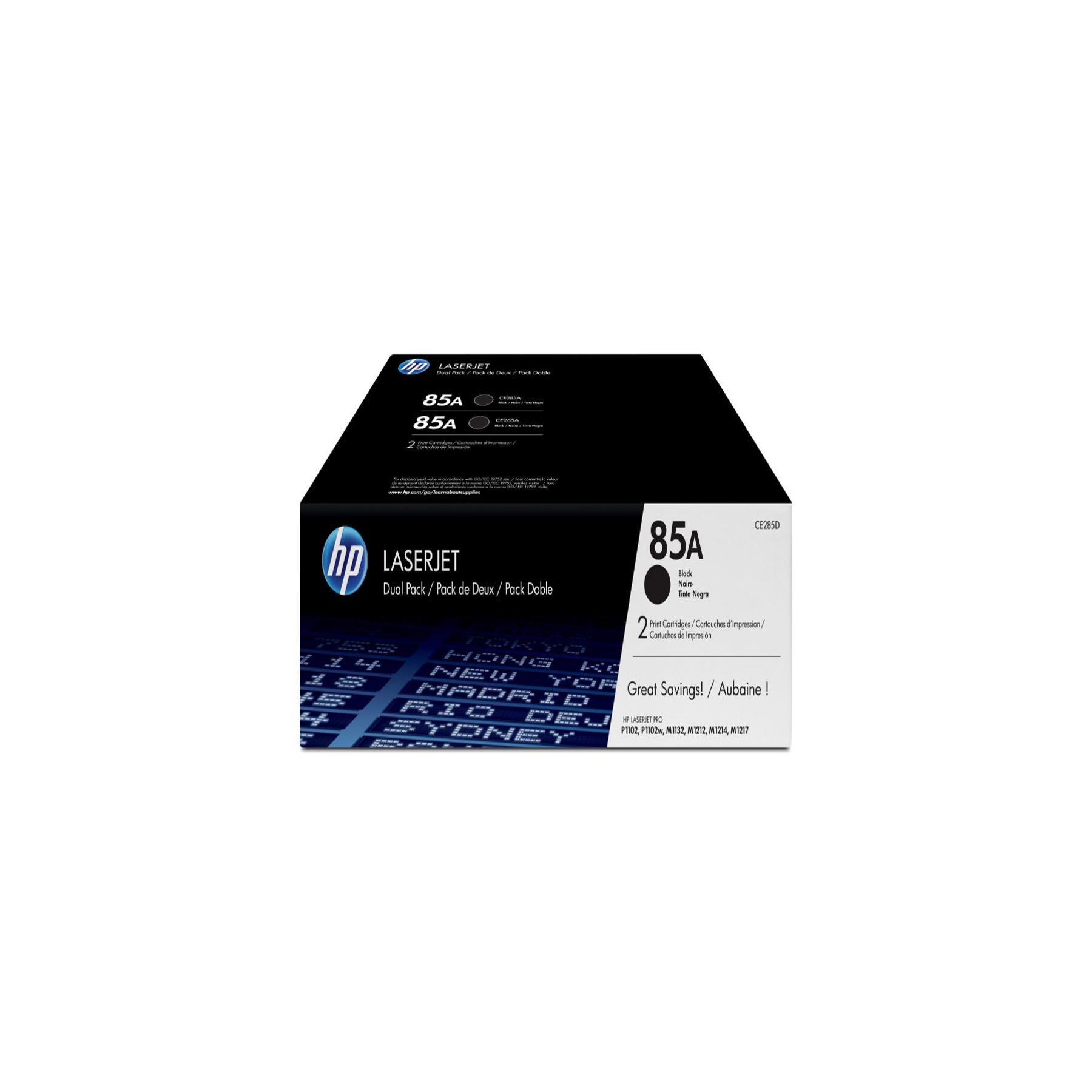 Toner Original Hp Nº85A Multipack/ 2X Negro