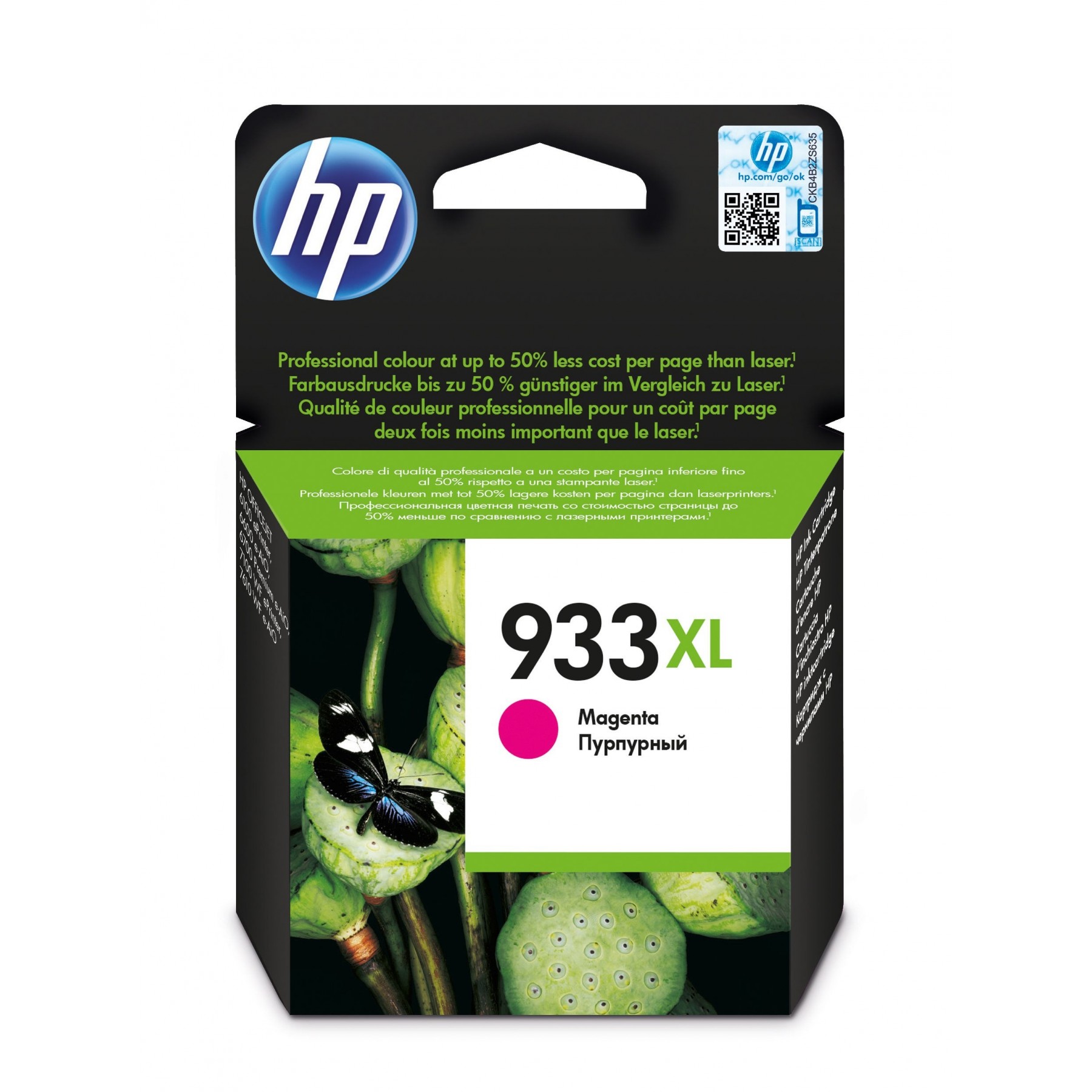 Cartucho De Tinta Original Hp Nº933 Xl Alta Capacidad/ Magen