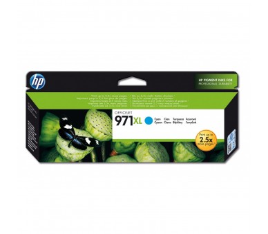 Cartucho De Tinta Original Hp Nº971 Xl Alta Capacidad/ Cian