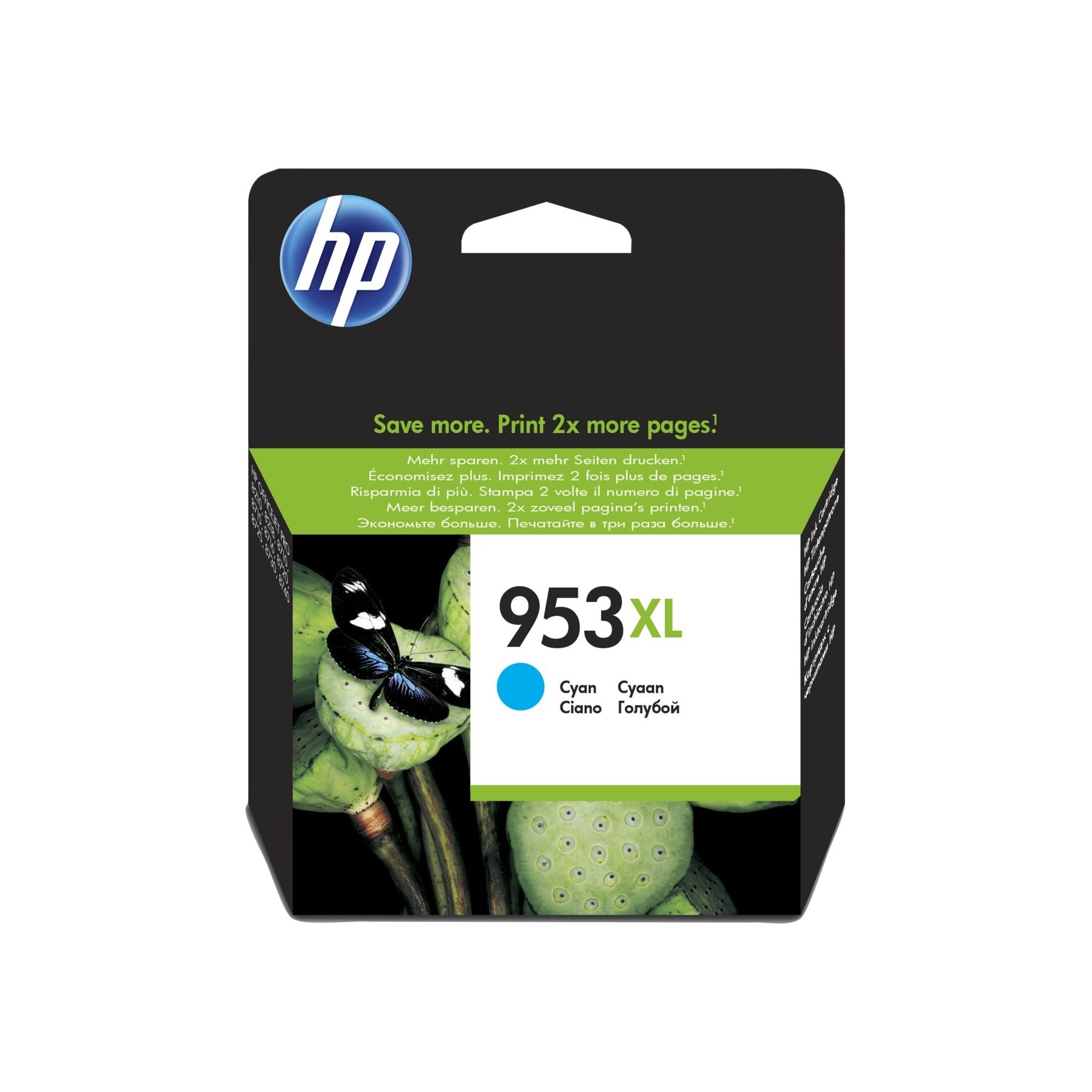 Cartucho De Tinta Original Hp Nº953 Xl Alta Capacidad/ Cian