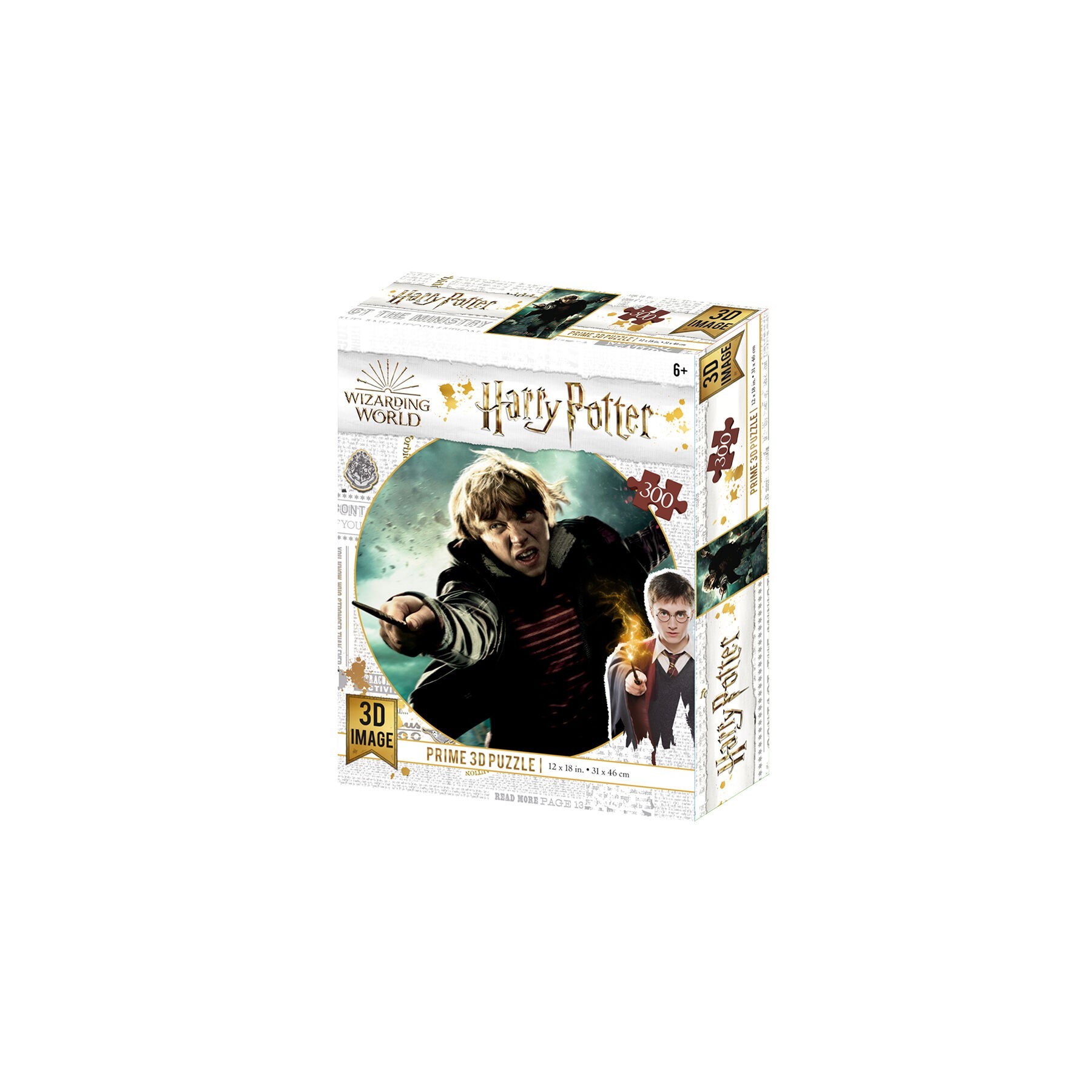 Puzzle Lenticular Harry Potter Ron Weasley Batalla 300 Pieza