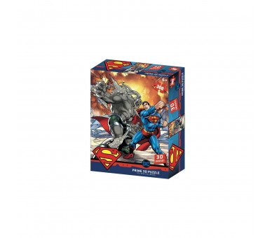 Puzzle Lenticular Dc Comics Superman Vs, Doomsday 300 Piezas