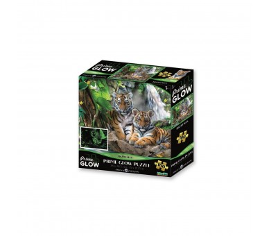 Puzzle Howard Robinson Brillo En Oscuridad Cascada Tigre 100