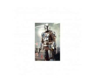 Puzzle Lenticular The Mandalorian Mando Y Grogu 200 Piezas