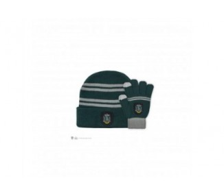 Cnr - Set Gorro/Guantes Slytherin Kids