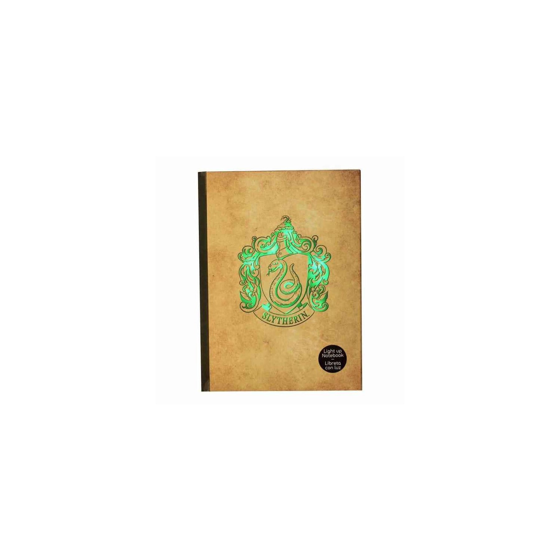 Libreta Con Luz Harry Potter Slytherin